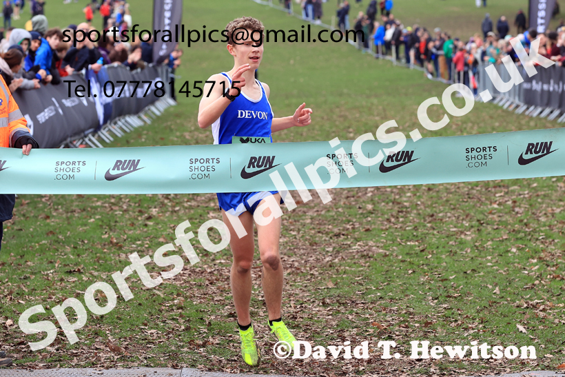 Mens Under-17s 2026 UK CAU Inter Counties Cross Country, Wollaton Park, Nottingham. Photo: David T. Hewitson/Sports for All Pics